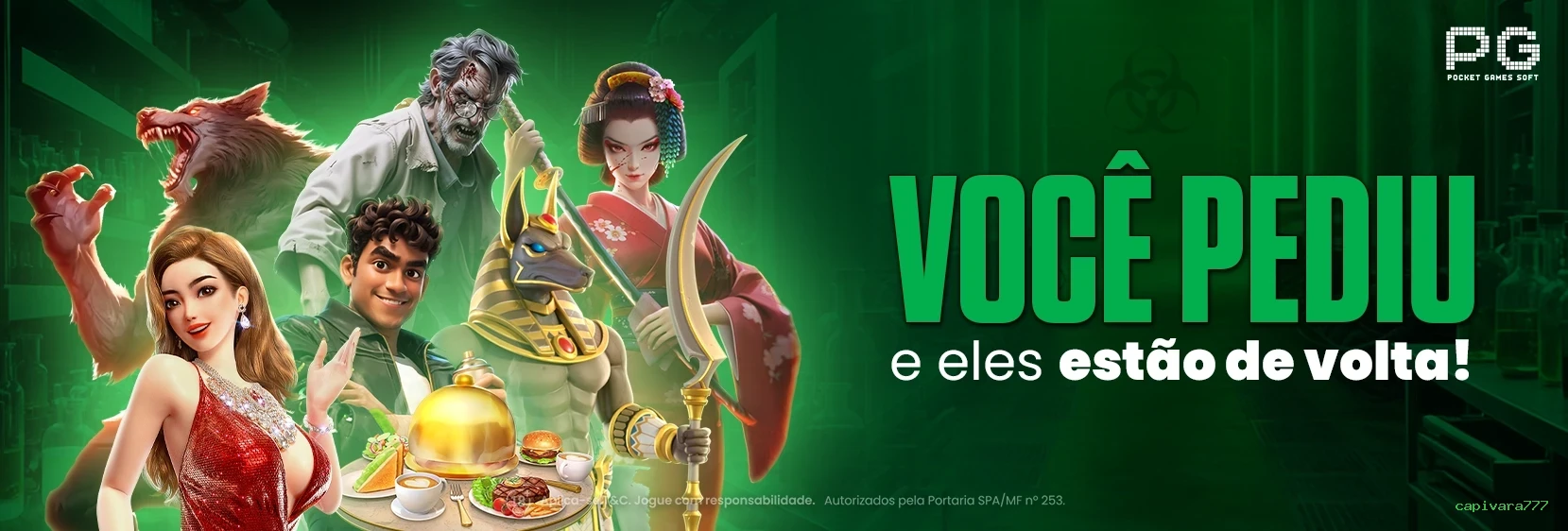 Imagem promocional da capivara777 mostrando a plataforma e suas vantagens